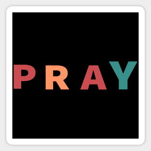 Pray Cool Inspirational Christian Magnet